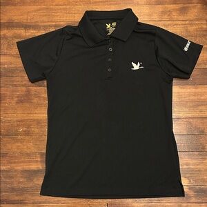 Women's Black Wawa Embroidered Short Sleeve Uniform Shirt - M, NWOT